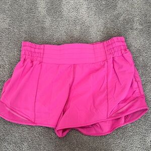 lululemon athletica Bright Pink Athletic Shorts
